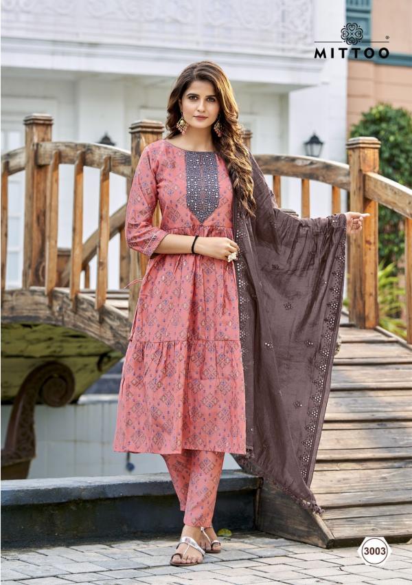 Mittoo Parampara Chanderi Viscose Kurti With Bottom Dupatta Collection